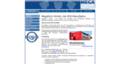 Desktop Screenshot of megaform-eu.de