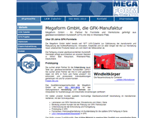 Tablet Screenshot of megaform-eu.de